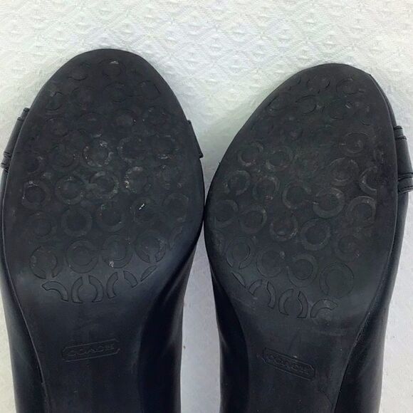 Coach Tatiana Peep Toe Black Heels - Picture 11 of 14